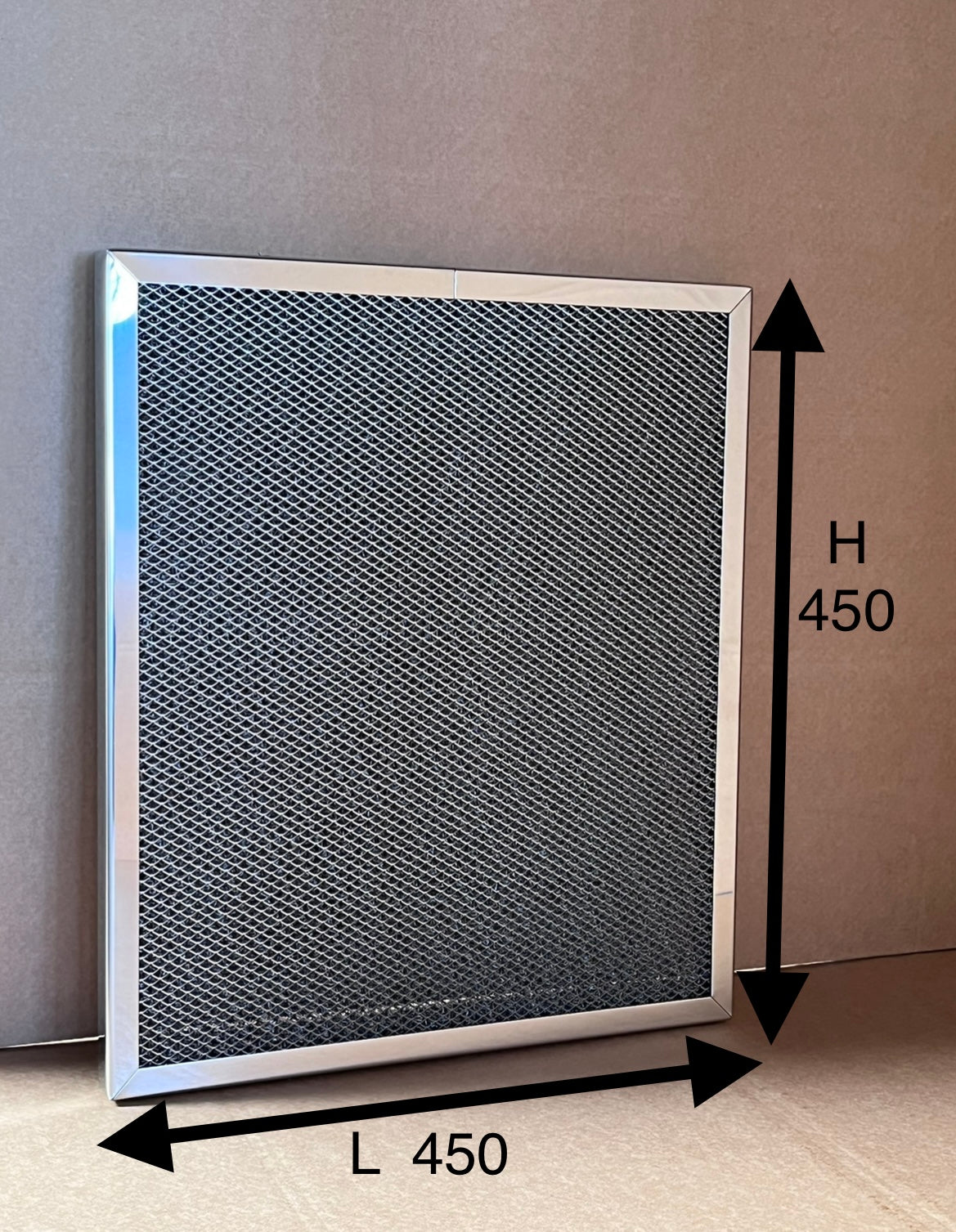FILTRE MAILLE INOX L 450 x H 450 – Trouve ton filtres